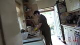 AuntJudysXXX - Busty Mature Housewife Layla Bird sucks your cock in the kitchen (POV) snapshot 1