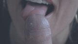 Sensual close-up blowjob from amateur girlfriend snapshot 2