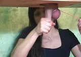 Wicked Wanda's testicle separation milking snapshot 14