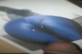 Me Cum Shot With Her Blue Spandex Ass. snapshot 8