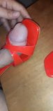 Semen en las sandalias rojas de zara de mi colega snapshot 2