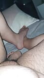 Step mom hand goes under step son leg touching his cock snapshot 16