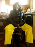 Black and yellow oilskin wank. snapshot 11