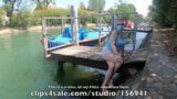 MILF got her crossed legs public orgasm near river snapshot 4