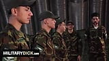 Sergeant Leonard Introduces New Cadet To Other Soldiers &tells Them The Newbie Has A Sex Addiction snapshot 2