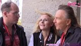 German teen slut public pick up for threesome Venus Berlin snapshot 3