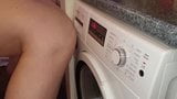 Being fucked by dildo stuck to washing machine on spin snapshot 1