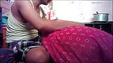 Indian village house wife kissing and boobs pressing snapshot 8