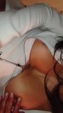 French amateur couple fucking & masturbating snapshot 19