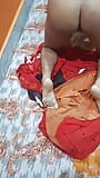 Une bhabhi indienne en sari couche avec son copain snapshot 10