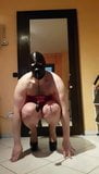 Inflatable ass and mouth gag dancing screaming assfuck sissy snapshot 1