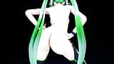 MMD ITZY ICY Api Miku - Manynight - Λευκό χρώμα μαλλιών Επεξεργασία Smixix snapshot 12