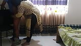 Gujarati Sexy 18yo Female Guest fucked by Hotel staff in Hotel room - Big Ass Anal Cum snapshot 8