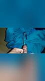 Urine and Pissing on satin silky suit salwar of nurse (74) snapshot 4