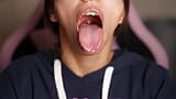 Fetish lidah panjang dan fetish uvula snapshot 8