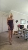 Purple mini dress and p pumps snapshot 5