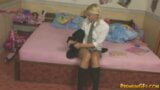 Sexy schoolgirl teen masturbates snapshot 1