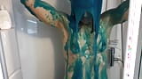 Oiled and creamed girl gunged in the caravan snapshot 11