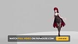 Honkai Impact Raiden Mei – I'm So Hot Strip Show Hentai Mmd 3d Red Hair Color Edit Smixix snapshot 5