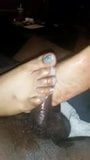 P-Lickity's Nylon Footjob Tease snapshot 5