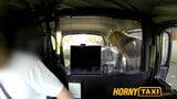 HornyTaxi Blonde with big natural tits makes extra cash snapshot 2