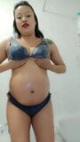 BEAUTIFUL LATIN MOM TOUCHES HERSELF IN THE SHOWER snapshot 6