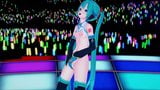 Hatsune Miku melancap sebelum dikongkek sudut pandangan pertama di atas pentas snapshot 4