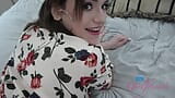 Gracie gates - splendida ragazza con enormi tette naturali prende il cazzo profondamente e crema su quel cazzo pov snapshot 9