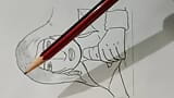 Sketch Drawing mummy ko pata kar choda snapshot 11