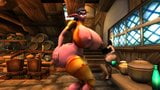 Night elf dancing and twerking snapshot 1