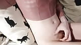 Trans girl plays alone in her room with her anal plug and masturbates snapshot 16