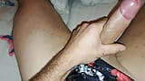 Éjaculation dans mon string en satin snapshot 7