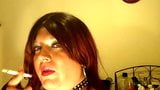 Shanna Silver Smoking Fetish Tgirl snapshot 7