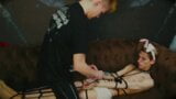 Baise par la bouche en utilisant le bondage shibari snapshot 8