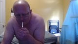 Fumador que habla sucio - fetiche de fumar, desagradable, humo, gordo snapshot 1