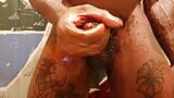 Big Black Hairy Cock Cumshot Tall Dark Chocolate Hallelujah Johnson snapshot 6