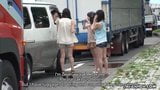 Japanese chicks, Shiori, Nozomi and Yuuko, uncensored snapshot 4