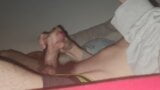 Jerking off during the night snapshot 2