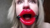 MOUTH GAPING - RED LIPPSTICK - CUM INSIDE CUM snapshot 1