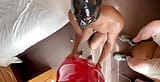 Letting My Sub Shine My Latex Infront of My Husband snapshot 5