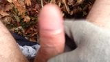 A little cum outside in the cold snapshot 1