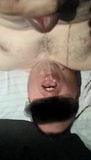 Self facial in the mouth! snapshot 2