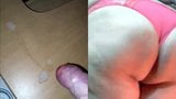 Speedy Cum in cam on Antonella ass in pink snapshot 4