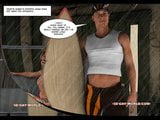 Hawaii Queens Surf Beach 3D Gay Animated Comics snapshot 3