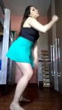 MOV2 (Brazilian Babe With Nice Legs Dances In A Short Skirt) snapshot 10