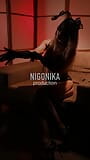 一个黑兔子和香烟的美丽色情 - 宣传 nigonika 2024 snapshot 2