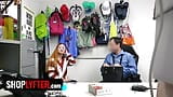 Shoplyfter - Redhead Nerd Babe Shoplifts From The Wrong Store And LP Officer Teaches Her A Lesson snapshot 5