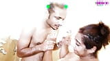 印度淫荡女友和男友在浴室里做爱 snapshot 3