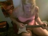 playing a little six string chillin . . . snapshot 10