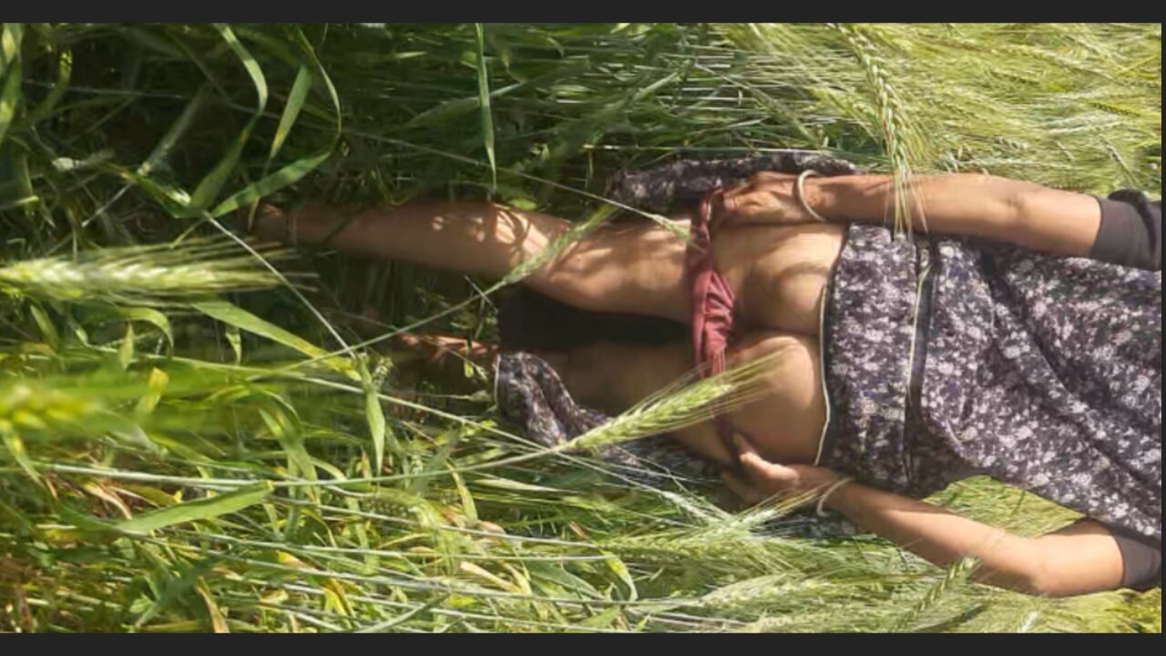 The desi sister-in-law of the village is calling in front of her brother-in-law in the field to fuck the ass in the field, romantic sex video in the forest